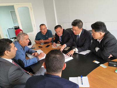 正泰中自走进埃及当地公司,共探合作